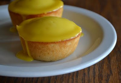 Sugar Plum Cupcake and Lemon Glaze